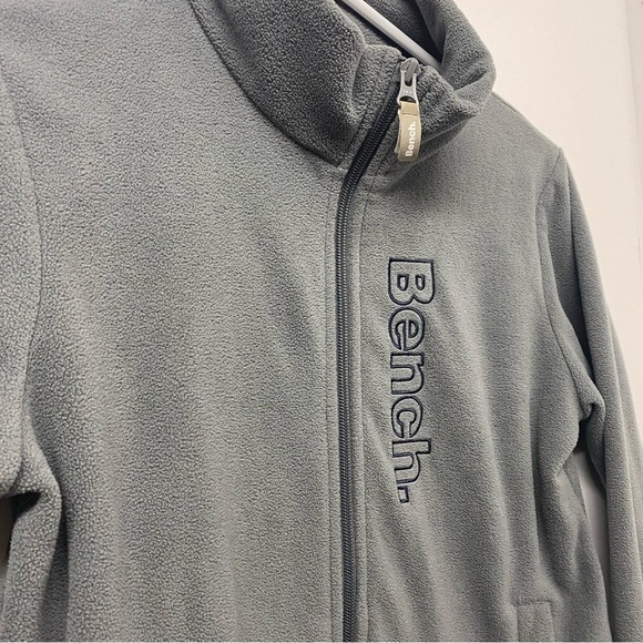 Bench Kids Gray Fleece Zipper Sweater Vest Size 11/12 - Picture 3 of 8